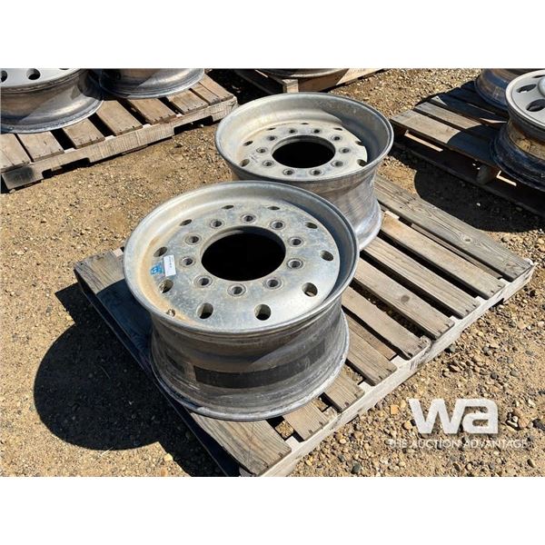 (2) ALUMINUM 22.5 STEERING RIMS
