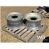 Image 4 : (2) ALUMINUM 22.5 STEERING RIMS