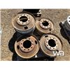 Image 5 : (4) STEEL 24.5 TRUCK RIMS