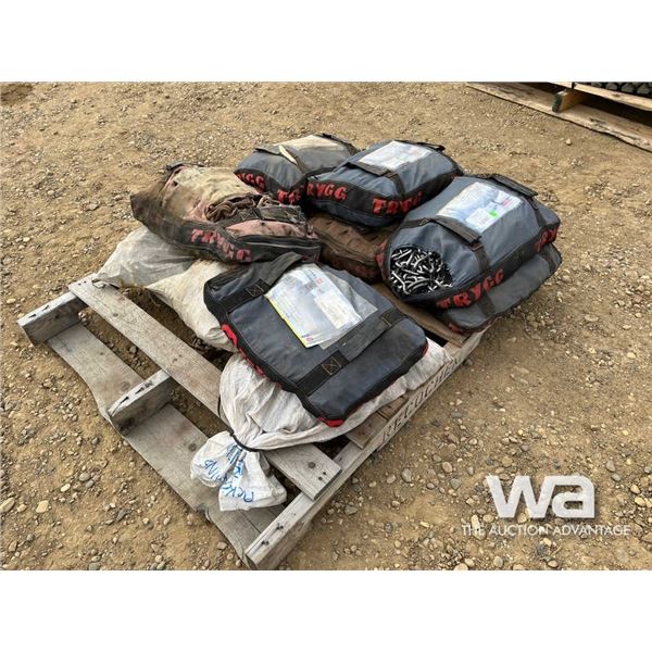 PALLET OF TIRE CHAINS