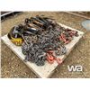 Image 2 : PALLET OF CHAINS & RATCHET BOOMERS