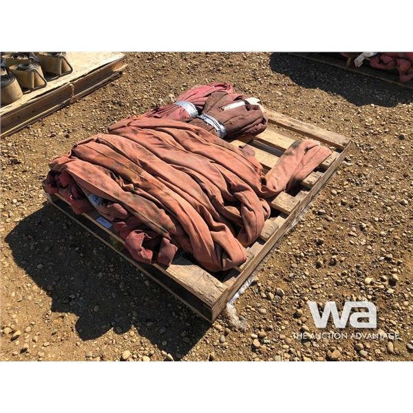 PALLET OF RED LIFTING SLINGS