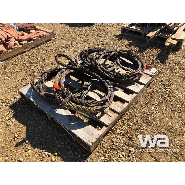 PALLET OF CABLE SLINGS