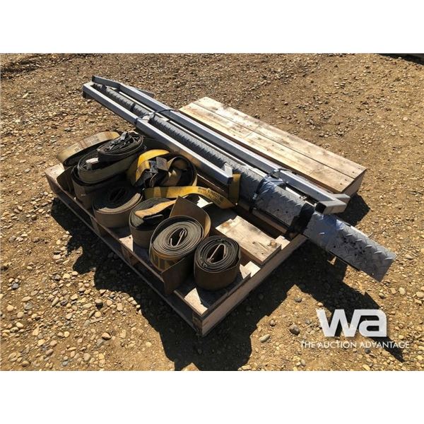 PALLET OF FRAMES & STRAPS