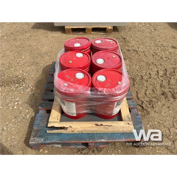 (UNUSED) (6) PAILS OF XHP 605 COMPRESSOR FLUID