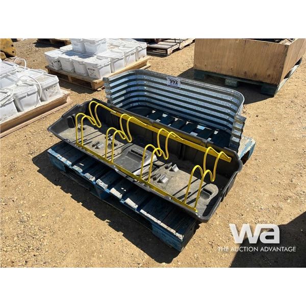 POWDER COATED BICYCLE RACK