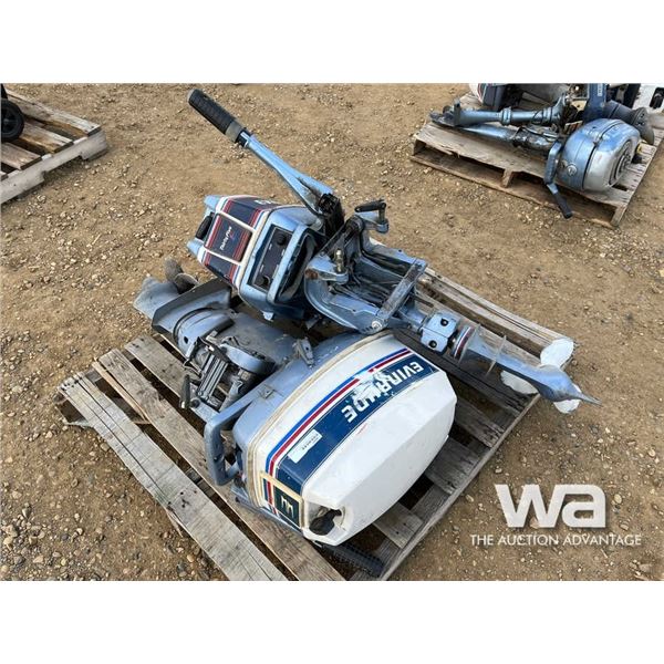 (2) EVINRUDE 35 OUTBOARD MOTORS