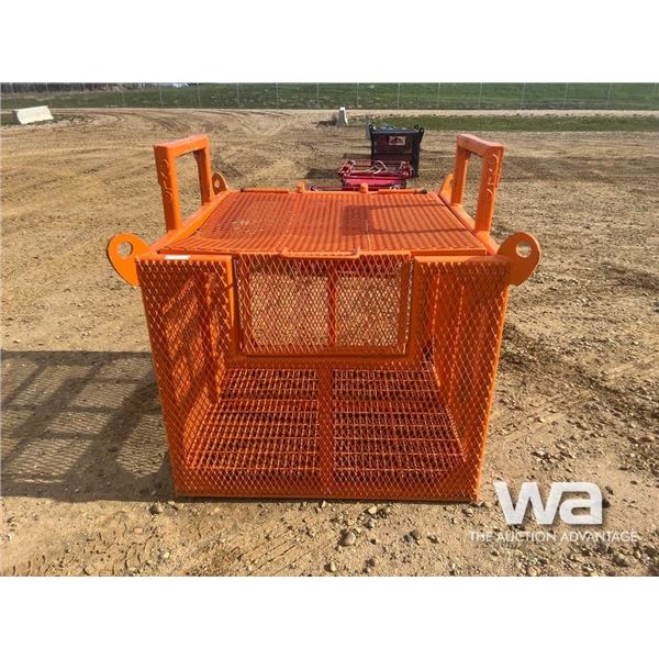 ORANGE PICKER LIFT CAGE