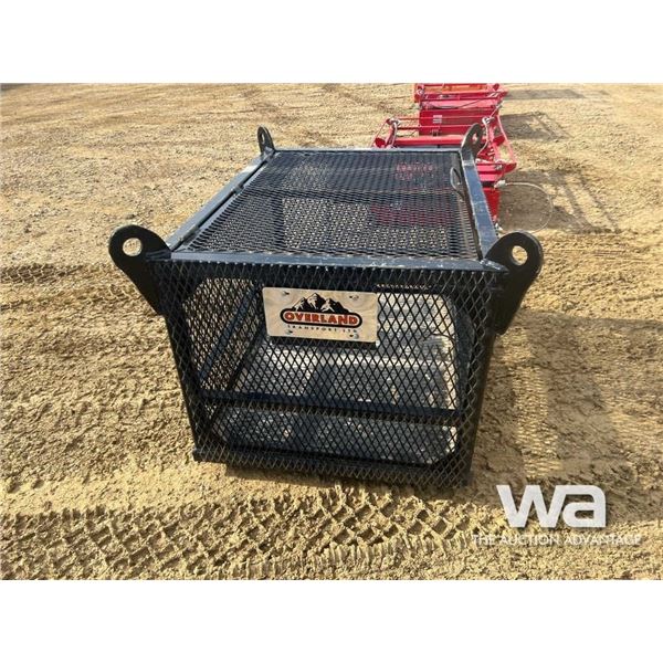 BLACK PICKER LIFT CAGE
