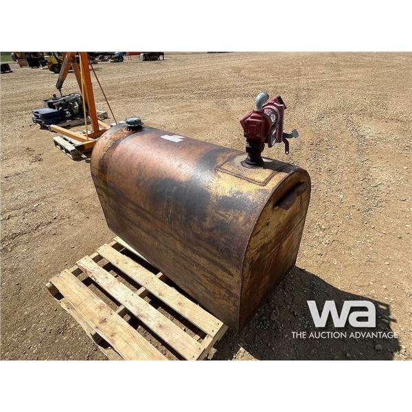 630 L SINGLE WALL FUEL TANK W/ ELEC. PUMP