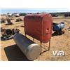 Image 4 : 600 LITRE TRUCK FUEL TANK & OIL TANK ON STAND