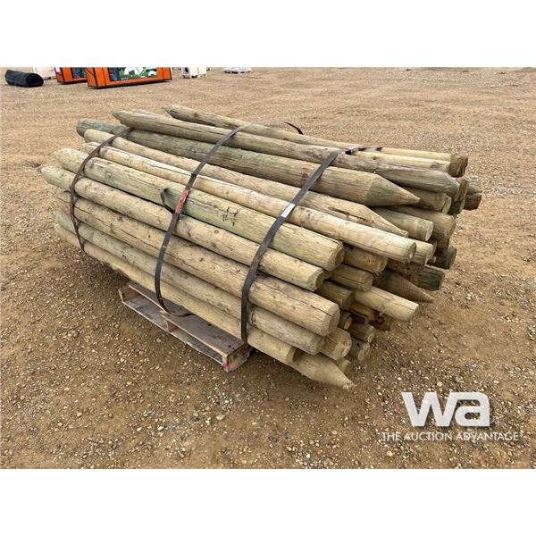 7 FT. TREATED FENCE POSTS