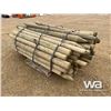 Image 1 : 7 FT. TREATED FENCE POSTS