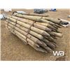 Image 3 : 7 FT. TREATED FENCE POSTS