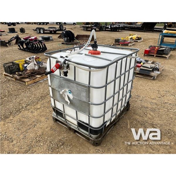 1,000 L. TOTE W/ PUMP