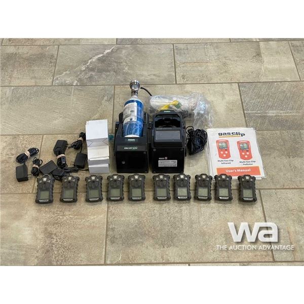 (9) ALTAIR 4X H2S MONITORS & BUMP TEST