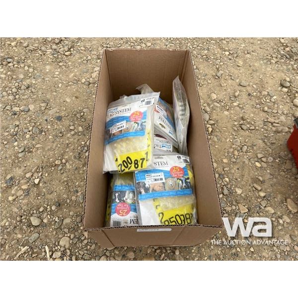 (11) BAGS LIVESTOCK EAR TAGS