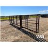 Image 3 : (2) FREESTANDING 6X24 FT LIVESTOCK PANEL & GATE