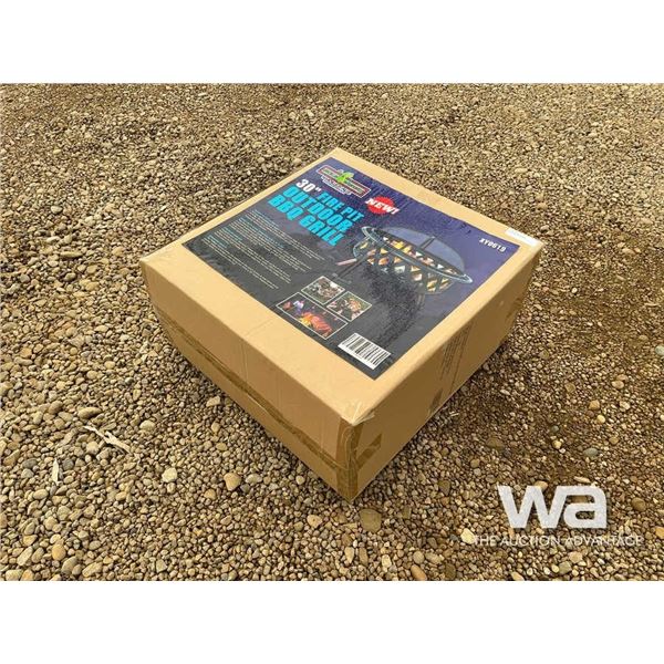 (UNUSED) 30 IN. FIRE PIT OUTDOOR BBQ GRILL