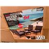Image 3 : (UNUSED) 4 PIECE OUTDOOR WICKER FURNITURE
