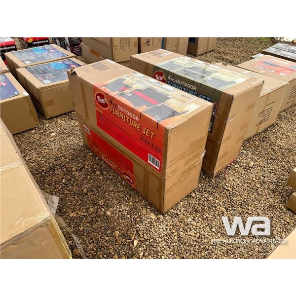 (UNUSED) 4 PIECE OUTDOOR FURNITURE SET