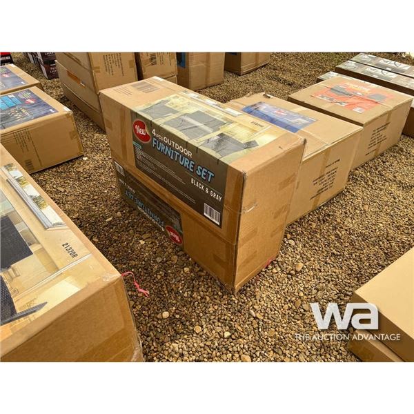 (UNUSED) 4 PIECE OUTDOOR FURNITURE SET
