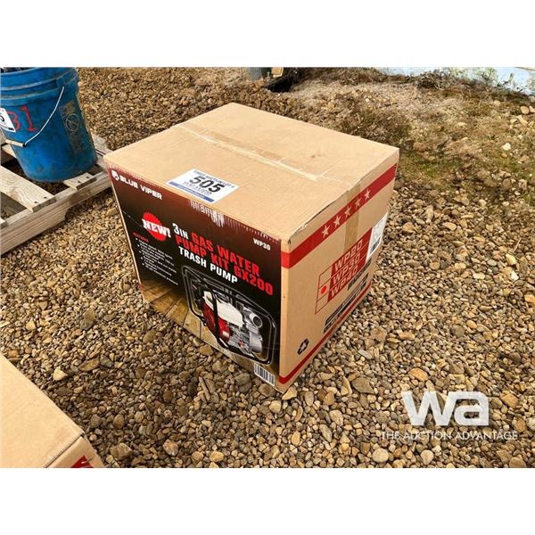 (UNUSED) BLUE VIPER WP30 3 IN. WATER PUMP
