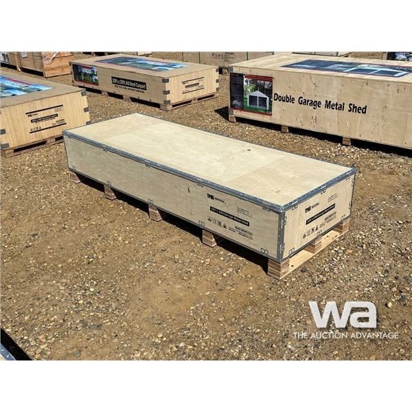 (UNUSED) TMG 13 X 20 FT. METAL GARAGE SHED