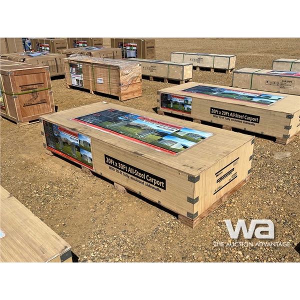 (UNUSED) TMG 20 X 30 FT. ALL STEEL CARPORT