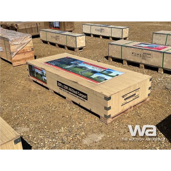 (UNUSED) TMG 20 X 20 FT. ALL STEEL CARPORT