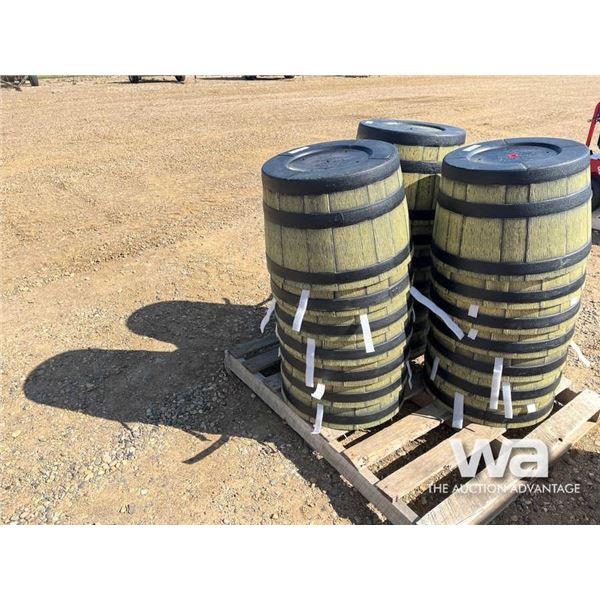 (7) 20 IN. WHISKEY BARREL PLANTER
