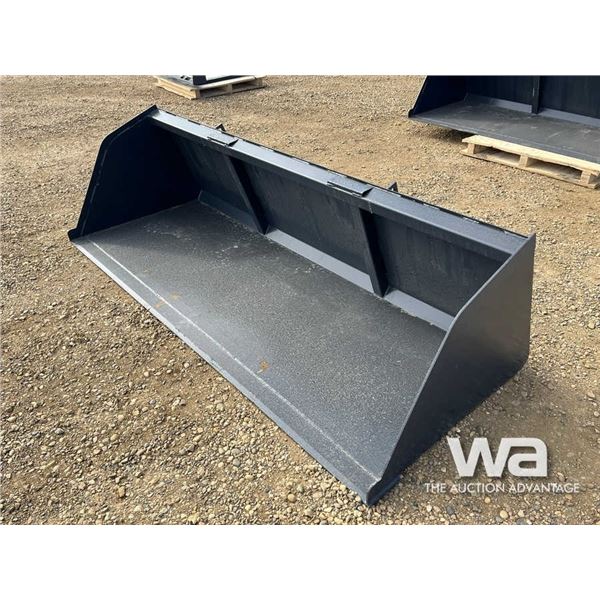 (UNUSED) 98" SKID STEER SNOW BUCKET