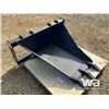 Image 2 : (UNUSED) 18" X 3 FT. SKID STEER V BUCKET