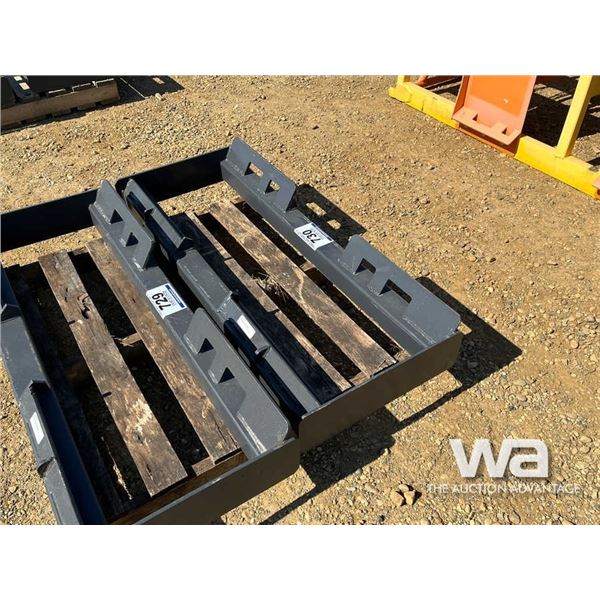 (UNUSED) SKID STEER ADAPTOR PLATE
