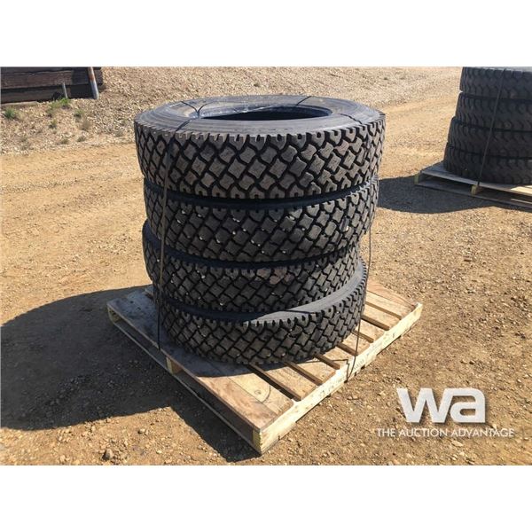 (4) MICHELIN 11R24.5 TRUCK DRIVE TIRES