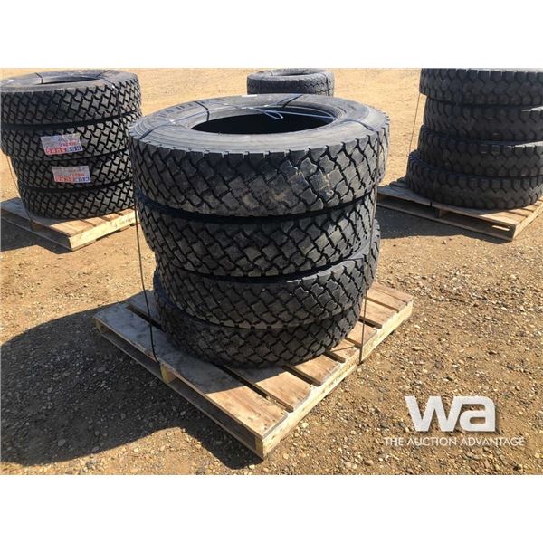 (4) ROADLUX R528 11R24.5 TRUCK DRIVE TIRES