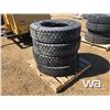 Image 3 : (4) ROADLUX R528 11R24.5 TRUCK DRIVE TIRES