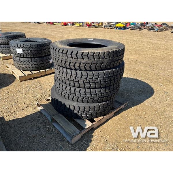 (UNUSED) (4) GRIZZLY DC54+ 11R24.5 TRUCK DRIVE TIR