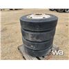 Image 3 : (4) 285/75R24.5 TIRES & RIMS