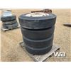 Image 2 : (4) 285/75R24.5 TIRES & RIMS