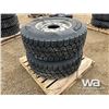 Image 4 : (2) HANKOOK 385/656R 22.5 TRUCK STEERING TIRES