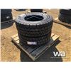 Image 2 : (2) HANKOOK 385/65R22.5 TRUCK STEERING TIRES