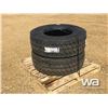 Image 4 : (2) HANKOOK 385/65R22.5 TRUCK STEERING TIRES