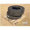 Image 4 : (2) HANKOOK AM15 385/65R22.5 TRUCK STEERING TIRES