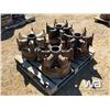 Image 3 : (4) DAYTON 6 SPOKE 24.5 TRAILER HUBS & DRUMS