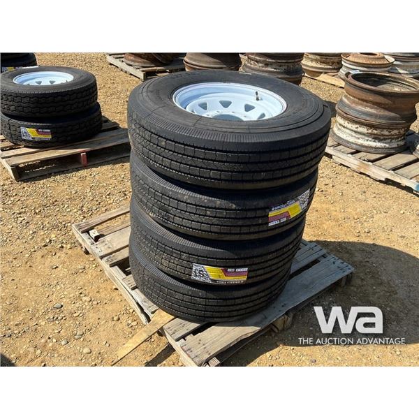 (UNUSED) (4) GRIZZLY HD TRAIL 235/85R16 TIRES & RI