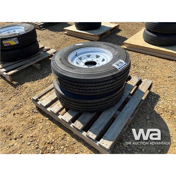 (2) GRIZZLY 235/85R16 TRAILER TIRES