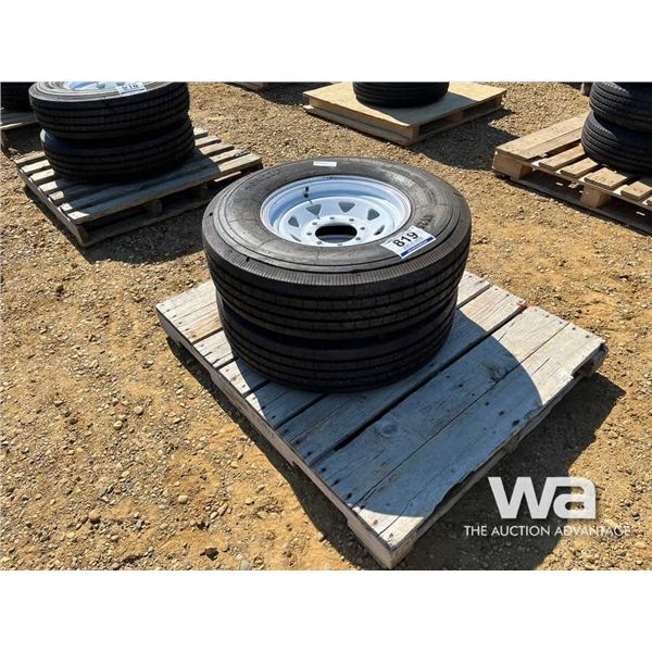 (2) GRIZZLY ST2500HD 235/85R16 TRAILER TIRES
