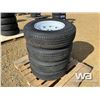 Image 2 : (UNUSED) (4) GRIZZLY 225/75R15 TIRES & RIMS