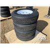 Image 2 : (UNUSED) (4) GRIZZLY 225/75R15 TIRES & RIMS
